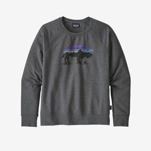 Patagonia Fitz Roy Bison Ahnya Crew Sweatshirt